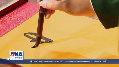 Tết xưa qua thư pháp Việt