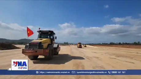 Xuyên Tết thi công công trường cảng hàng không Phù Cát