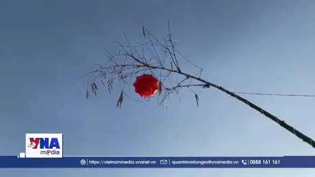 Gắn kết cộng đồng qua tục dựng nêu ăn Tết