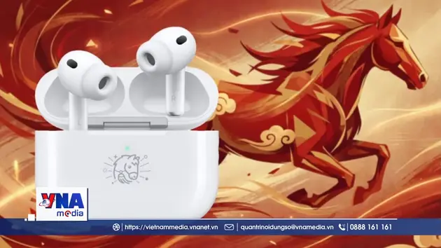 Độc đáo AirPods Pro 3 phiên bản giới hạn năm Bính Ngọ