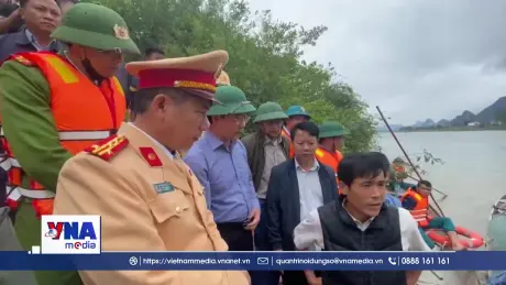 Quảng Trị: Tập trung tìm kiếm các nạn nhân trong vụ lật thuyền