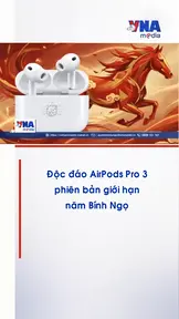 Độc đáo AirPods Pro 3 phiên bản giới hạn năm Bính Ngọ