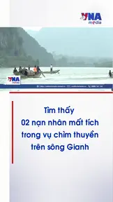 Tìm thấy 02 nạn nhân mất tích trong vụ chìm thuyền trên sông Gianh