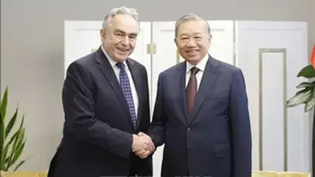 Tổng Bí thư Tô Lâm tiếp cựu Thứ trưởng Ngoại giao Hoa Kỳ Kurt Campbell