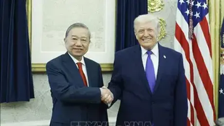 Tổng Bí thư Tô Lâm gặp Tổng thống Hoa Kỳ Donald Trump