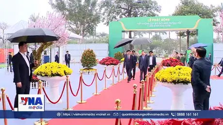 Tổng Bí thư  dự Lễ phát động “Tết trồng cây đời đời nhớ ơn Bác Hồ”