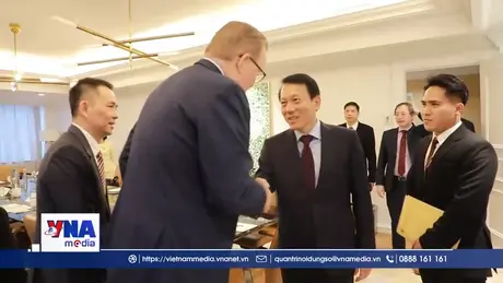 Đại tướng Lương Tam Quang tiếp lãnh đạo Tập đoàn Amazon