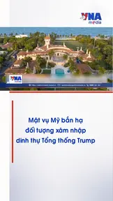 Mật vụ Mỹ bắn hạ đối tượng xâm nhập dinh thự Tổng thống Trump