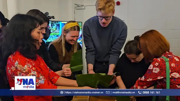 Khi hương Xuân lan tỏa giữa lòng châu Âu