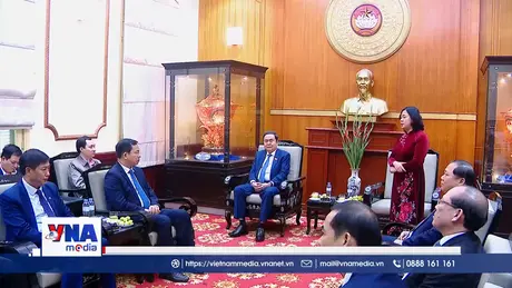 Chủ tịch Quốc hội thăm, chúc Tết Ủy ban Trung ương Mặt trận Tổ quốc Việt Nam