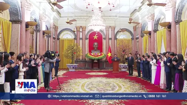 Văn phòng Chủ tịch nước gặp mặt đầu xuân
