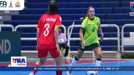 Futsal nữ Việt Nam thua Australia ở trận ra quân giải Đông Nam Á 2026
