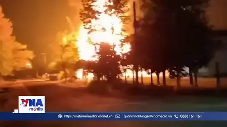 Cháy nổ lớn tại một kho vũ khí của Thái Lan