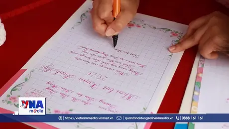 Nét đẹp lễ khai bút trên quê hương Trạng nguyên Nguyễn Hiền