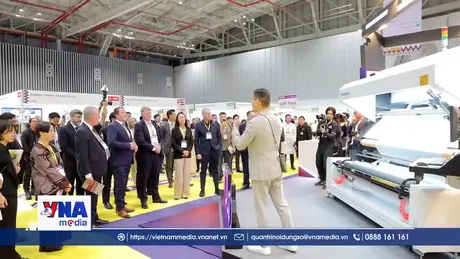 Khai mạc Triển lãm quốc tế ngành Dệt may và Công nghệ Dệt