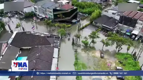 Indonesia ban bố cảnh báo đỏ về mưa lũ tại Bali