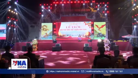 Hưng Yên khai mạc Lễ hội Đền thờ Triệu Việt Vương