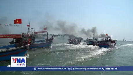 Quảng Ngãi tưng bừng lễ ra quân đánh bắt hải sản năm 2026