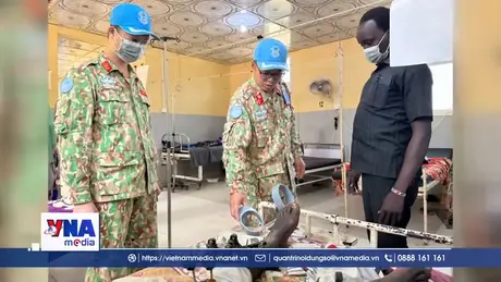 Kỷ niệm Ngày Thầy thuốc Việt Nam tại Phái bộ Gìn giữ hòa bình Liên Hợp Quốc