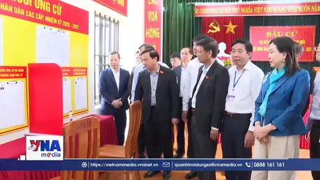 Phó Chủ tịch Quốc hội Nguyễn Khắc Định kiểm tra công tác chuẩn bị bầu cử tại Ninh Bình