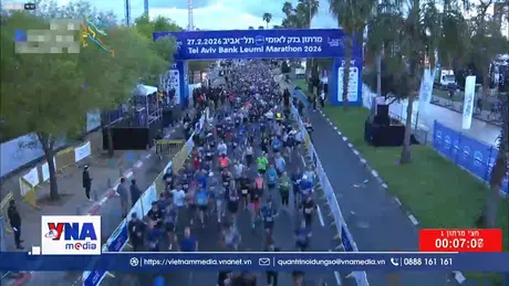 Hơn 50.000 vận động viên tham gia sự kiện thể thao lớn nhất Israel