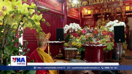 Lễ cầu Quốc thái dân an tại chùa Thiên Quang tỉnh Phú Thọ