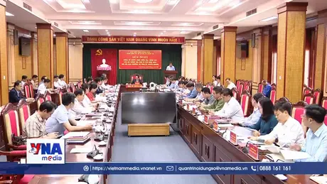 Đoàn kiểm tra của Bộ Chính trị làm việc tại Tuyên Quang