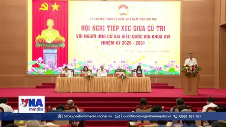 Cử tri Phú Thọ tiếp xúc ứng cử viên ĐBQH