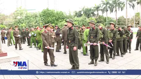 Công an Thủ đô sẵn sàng mọi điều kiện tốt nhất đón tân binh nhập ngũ
