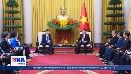 Chủ tịch nước Lương Cường tiếp Chánh án Tối cao Mông Cổ