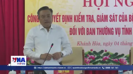 Công bố Quyết định kiểm tra, giám sát tại tỉnh Khánh Hòa