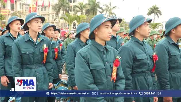 6.000 tân binh Hải Phòng nhập ngũ