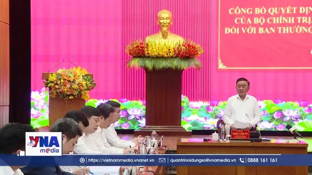 Công bố quyết định kiểm tra, giám sát đối với BTV Thành uỷ Đà Nẵng