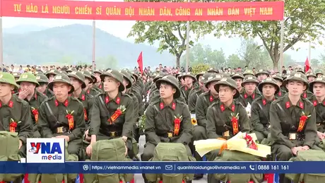 Gần 1.300 thanh niên Điện Biên lên đường nhập ngũ