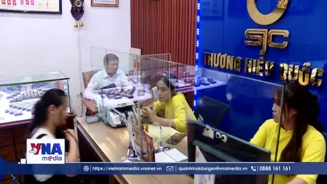 Giá vàng trong nước cao hơn thế giới hơn 21 triệu đồng/lượng