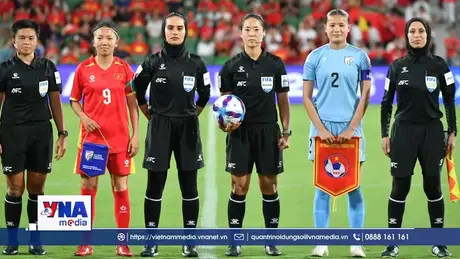 Ngân Thị Vạn Sự lập cú đúp, giúp Việt Nam giành 3 điểm trước Ấn Độ