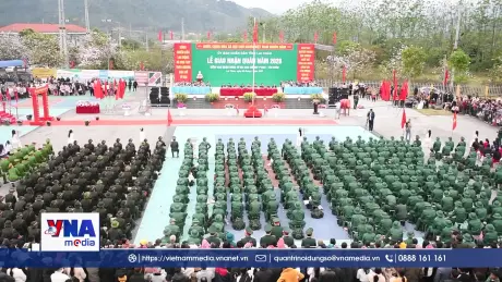 Hơn 800 công dân Lai Châu lên đường nhập ngũ