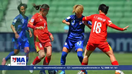 Đội tuyển nữ Việt Nam nhận thất bại đầu tiên tại Asian Cup 2026