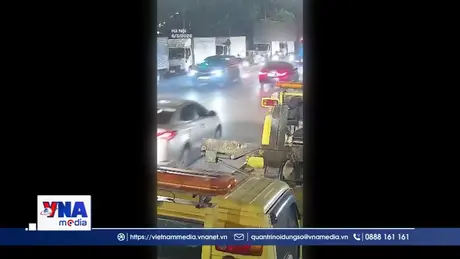 Công an Hà Nội điều tra tài xế tông liên hoàn tại phố Nguyễn Chánh