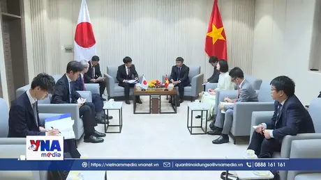 Thứ trưởng Bộ Ngoại giao Nguyễn Minh Vũ tiếp người đồng cấp Nhật Bản