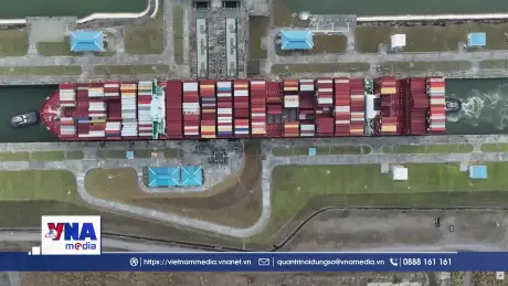 Lưu lượng tàu qua kênh đào Panama tăng 2,8%