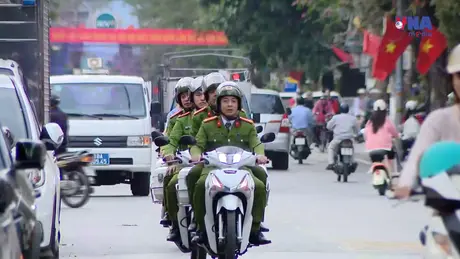 An ninh 365+ ngày 08/3: Đảm bảo an ninh, an toàn cho ngày hội non sông