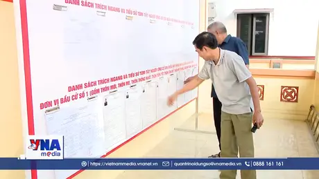 Cử tri Ninh Bình hướng về lá phiếu của niềm tin