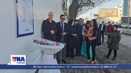 Tưởng niệm các nhà báo Việt Nam và Algeria hy sinh ở Sóc Sơn