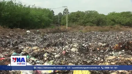 Ô nhiễm môi trường từ bãi rác lộ thiên ở Long Hà