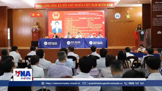 Tuyên truyền bầu cử tới sinh viên, cử tri trẻ ở Khánh Hòa