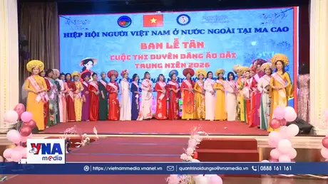 Duyên dáng áo dài Việt Nam tại Macau (Trung Quốc)