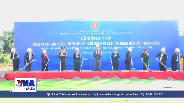 Thái Nguyên Xây dựng đê chống ngập khu vực trung tâm tỉnh