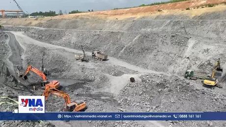 Sôi động thi đua trên công trường Dự án Nhà máy Thủy điện Trị An mở rộng