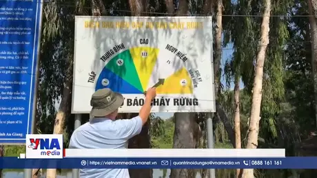 Nguy cơ cháy rừng ở mức báo động tại An Giang